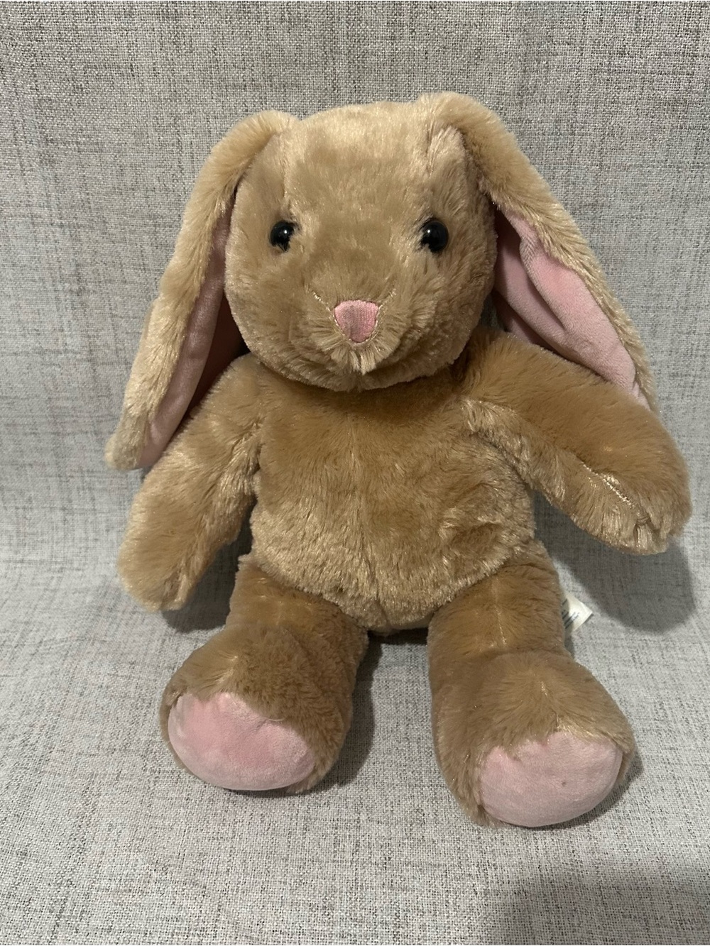 Build-A-Bear Pawlette Bunny Plush Tan Rabbit Stuffed Animal